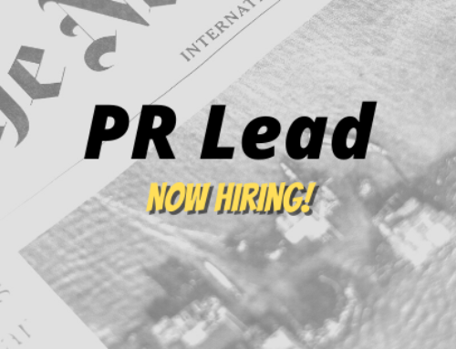 We’re hiring: PR Lead